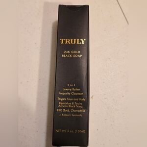 TRULY 24K Gold Black Soap-Brand New